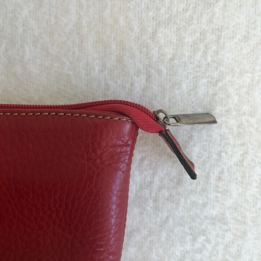 D'Luciano Moda‎ Mexico Red Leather Shoulder Bag
